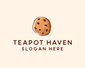 Chocolate Chip Cookie Biscuit logo design