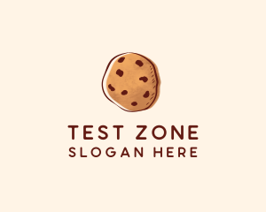 Chocolate Chip Cookie Biscuit logo design