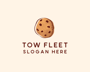 Chocolate Chip Cookie Biscuit logo design