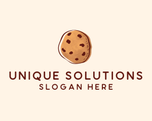 Chocolate Chip Cookie Biscuit logo design