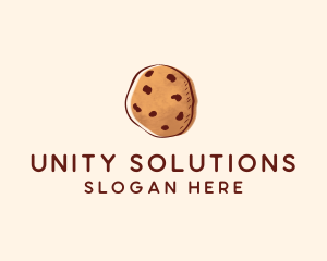 Chocolate Chip Cookie Biscuit logo design