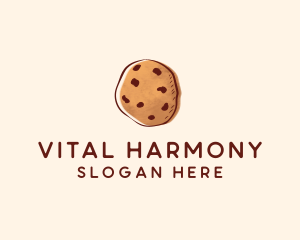 Chocolate Chip Cookie Biscuit logo design