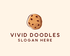 Chocolate Chip Cookie Biscuit logo design