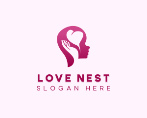 Mental Wellness Love logo design