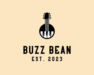 Guitar Piano Band logo design