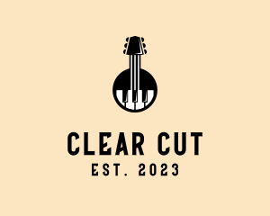 Guitar Piano Band logo design