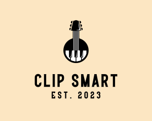 Guitar Piano Band logo design