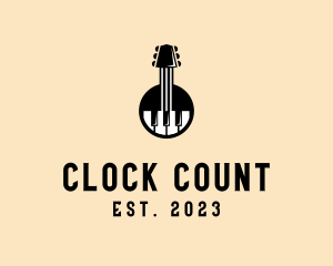 Guitar Piano Band logo design