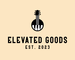 Guitar Piano Band logo design