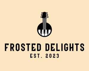 Guitar Piano Band logo design