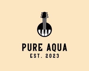 Guitar Piano Band logo design