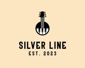 Guitar Piano Band logo design