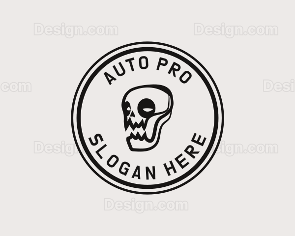 Skate Skull Punk Logo