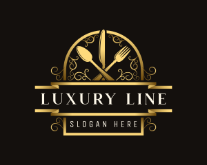 Luxury Cuisine Diner logo design