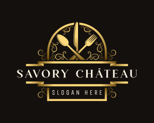 Luxury Cuisine Diner logo design