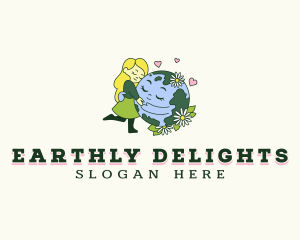 Female Eco Earth logo
