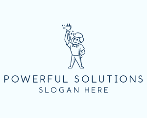 Power Plug Electrician logo design