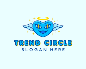 Sparkle Heart Angel logo