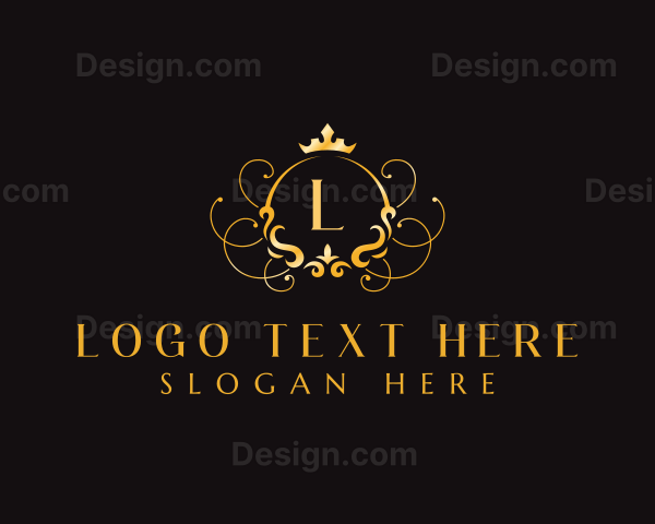 Luxury Crown Ornament Logo