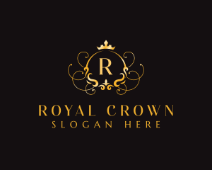 Luxury Crown Ornament logo design