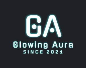Big Futuristic Glow logo