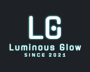 Big Futuristic Glow logo design