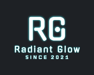 Big Futuristic Glow logo design