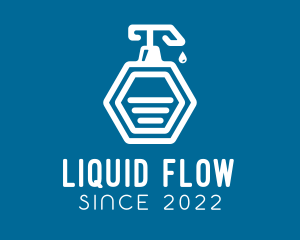 Liquid Soap Bottle logo design