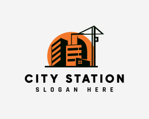 City Urban Construction logo design