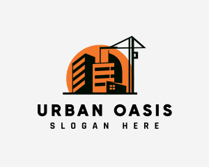 City Urban Construction logo design