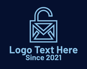 Geometric Email Lock  logo