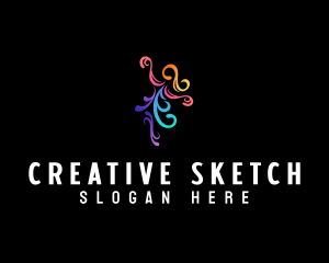 Creative Art Dancer logo design