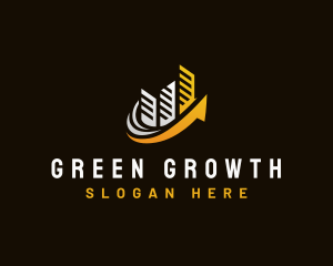 Building Growth Investment logo design