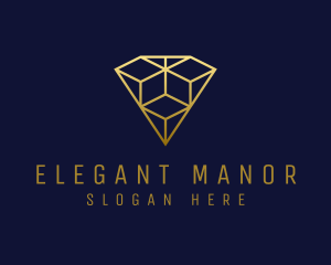 Luxury Diamond Jewelry logo design