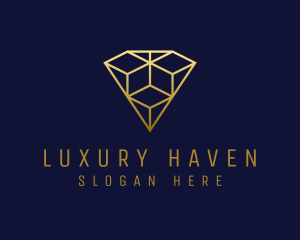 Luxury Diamond Jewelry logo design