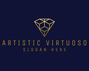 Luxury Diamond Jewelry logo design