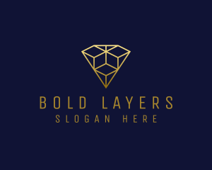 Luxury Diamond Jewelry logo design