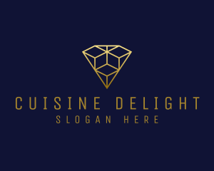 Luxury Diamond Jewelry logo design