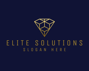 Luxury Diamond Jewelry logo design