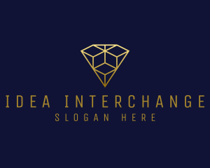 Luxury Diamond Jewelry logo design