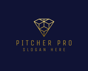 Luxury Diamond Jewelry logo design