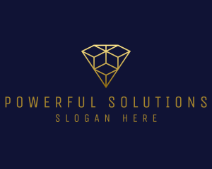 Luxury Diamond Jewelry logo design