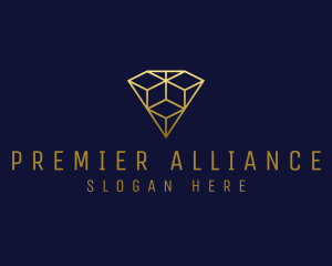 Luxury Diamond Jewelry logo design