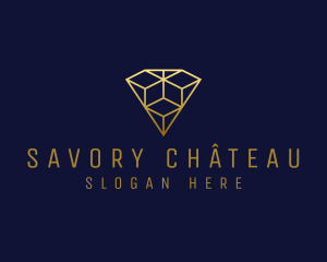 Luxury Diamond Jewelry logo design