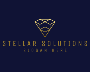 Luxury Diamond Jewelry logo design