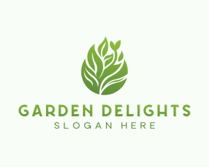 Sustainable Nature Gardening  logo design