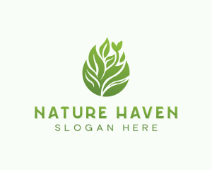 Sustainable Nature Gardening  logo design