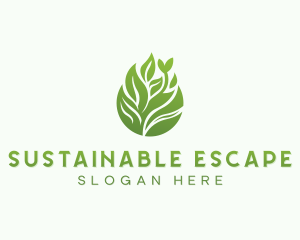 Sustainable Nature Gardening  logo design