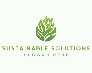 Sustainable Nature Gardening  logo design