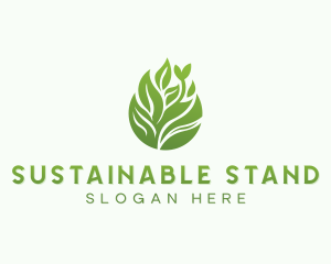 Sustainable Nature Gardening  logo design